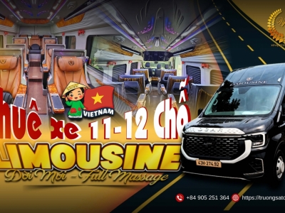 Thuê Xe Limousine Đà Nẵng 11-12 Chỗ Cao Cấp - Giá Tốt, Đời Mới Thuê Xe Limousine Đà Nẵng 11-12 Chỗ Cao Cấp - Giá Tốt, Đời Mới